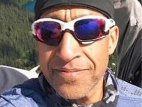 Gordon Sagoo, 50, went missing Aug. 14 while hiking on Baby Munday Peak in Chilliwack.