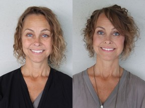 BEFORE and AFTER: Shawna Owen, a 49-year-old psychotherapist.