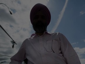 Gurmail Singh, a cabbie, got roughed up by passenger.