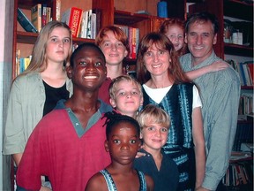 Vancouver missionary and aid worker David Waines, far right, was jailed in a Liberian prison on trumped-up rape charges. He was freed in 2014 after a careful campaign by friends and Canadian government officials.