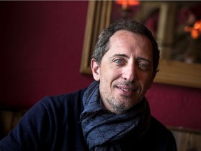 French humorist, actor and president of the festival's jury Gad Elmaleh poses on January 16, 2015 during the 18th Comedy film festival in L'Alpe d'Huez.