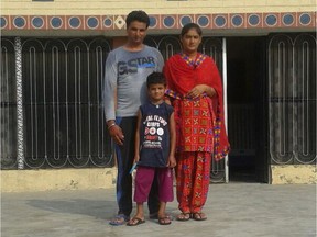 Gurdev Dhillon, now 36, came to Canada in 2003 and was wrongly convicted in October 2005 of participating in a July 2004 Surrey gang rape at his apartment. Dhillon his shown here with his family.