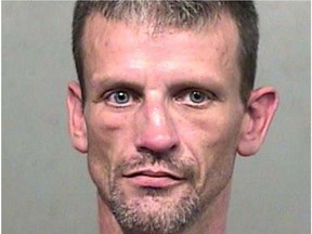 Shawn William Merrick, 44, (shown in this 2006 file photo) was sentenced to 11 years in prison for six robberies he committed after escaping from Mission Institution last year.