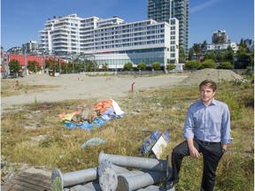 Taylor Mathiesen, Director of Operations at Quay Property Management Corp spoke to The Vancouver Sun about the shipyards development in North Vancouver Monday August 15, 2016.