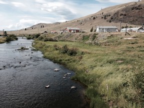 High temperatures have caused the B.C. government to shut down fishing on the Nicola and Coldwater Rivers, as well as Spius Creek. The Nicola River flowing through the Upper Nicola First Nation reserve is shown in this file photo.