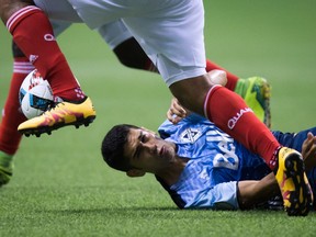 Matias Laba and his Whitecaps teammates were second-best too often on Friday night.