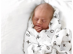 It's a boy! Former Bachelorette and Love It or List It Vancouver host posted this photo of her newborn Leo on Instagram.