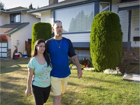 A young married couple from Surrey, Stephanie and Corey Goudriaan, sold their condo last week and now they don't know whether to jump back into the real estate market, or wait for the fallout from the new offshore real estate tax which has frozen some parts of the market.