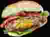 The mac ‘n’ cheese stuffed burger.