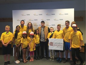 Pop star and Type 1 diabetic Nick Jonas, co-founder of Beyond Type 1, took time from his touring schedule on Wednesday night to meet with local youth in Vancouver's diabetic community at Rogers Arena. Jonas is in town for his Future Now co-headlining tour with Demi Lovato.