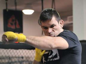 VANCOUVER, B.C.: JUNE 08, 2011 -- Demian Maia trains at Tactix Gym in downtown Vancouver ahead of UFC 131 where he will take on . June 08, 2011. (photo by Jenelle Schneider/PNG)(PNG story by Ian Walker)(SUN TRAX: 00053649A)(PRV TRAX: 00053660A [PNG Merlin Archive]