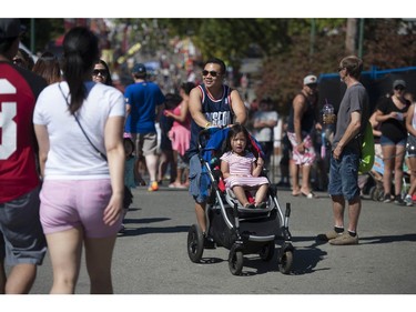 Thousands of people enjoyed the sunshine for the opening of the PNE in Vancouver, BC Saturday, August 20, 2016.