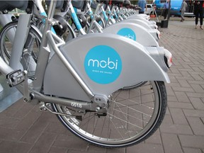 Vancouver's Mobi bike share system made its soft launch on Wednesday, July 20. Michael Mui, 24 hours