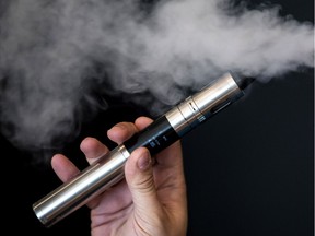 Electronic cigarettes or vapes will be banned in the workplace in B.C. as of Sept. 1.