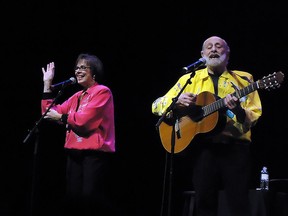 Sharon and Bram. Beloved Canadian children's performers on tour in 2016.