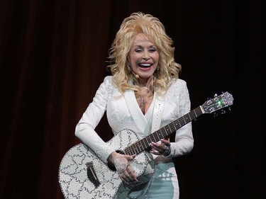 Dolly Parton at Rogers Arena on Monday, September 19, 2016.