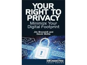2016 HAndout: Your Right to Privacy: Minimize Your Digital Footprint. Book cover    [PNG Merlin Archive]