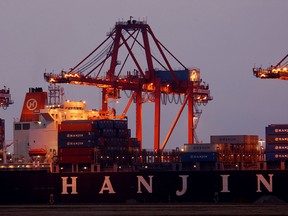 The Hanjin Shipping Company filed for receivership after amassing debts of $900 million.