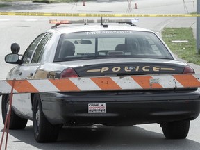 An Abbotsford police  vehicle.
