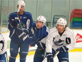 The Canucks are holding training camp in Whistler.