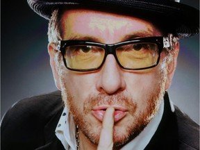 Grammy Award-winning songwriter Elvis Costello will discuss his book Unfaithful Music & Disappearing Ink on Nov. 23 at the Chan Centre for Performing Arts.