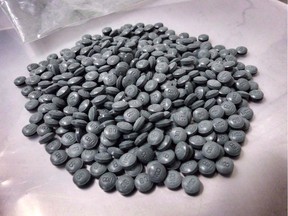 Fentanyl pills are shown in this file photo.