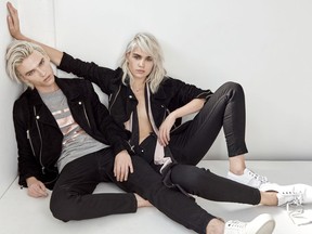 GUESS has created a collection of unisex pieces.
