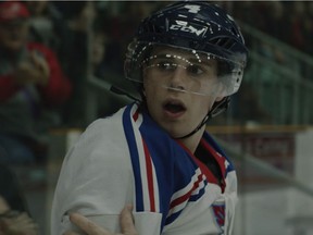 In Hello Destroyer, Jared Abrahamson plays Tyson Burr, a junior hockey player whose life is ripped apart after an act of violence.