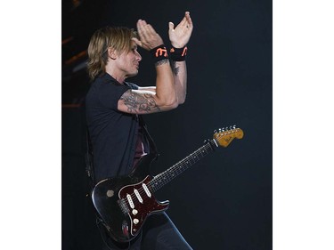 Keith Urban performs at Rogers arena during his Ripcord World Tour Vancouver, September 10 2016.