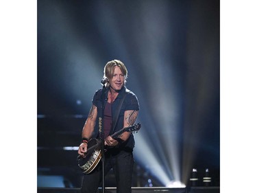 Keith Urban performs at Rogers arena during his Ripcord World Tour Vancouver, September 10 2016.