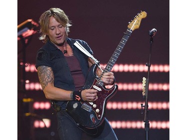 Keith Urban performs at Rogers arena during his Ripcord World Tour Vancouver, September 10 2016.