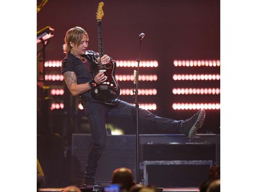 Keith Urban performs at Rogers arena during his Ripcord World Tour Vancouver, September 10 2016.