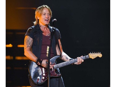 Keith Urban performs at Rogers arena during his Ripcord World Tour Vancouver, September 10 2016.