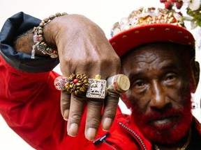 Lee ‘Scratch’ Perry is philosophical about how he’s been treated by some in the music industry. ‘The music was created most essentially to heal and bring everyone together in one love. We are just vessels to bring sacrament to heal mind and sprit and that is what my life work is. This is how God planned it and I am happy to be here,’ says the 80-year-old Jamaican music pioneer.