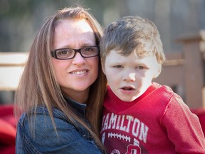 Mandy McKnight says her son Liam, 8, suffered up to 80 grand mal seizures a day before her family began treating his epilepsy with cannabis oil.