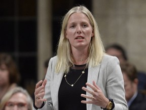 Federal Environment Minister Catherine McKenna during Question Period in the House of Commons in Ottawa on Monday.