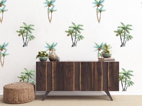 Palm Tree decals by Vancouver's Urban Walls; exhibiting at IDS Vancouver.