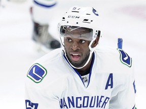 Vancouver Canucks prospect Jordan Subban was good and bad during the team's training-camp scrimmage. NICK PROCAYLO/PNG files