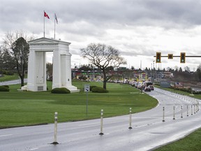 Traffic has been blocked in both directions at the Peace Arch border crossing and the CBSA is advising travelers to use the Pacific Highway crossing as an alternative route.