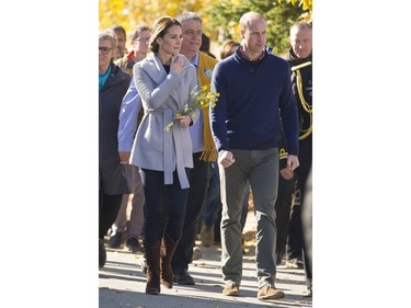 The Duke and Duchess visit the city Carcross in Yukon.