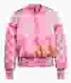 Satin pink bomber jacket, $39.99 at H&M, hm.com.