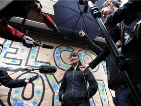 DTES resident Cameo speaks to reporters about the significance of the Duke and Duchess of Cambridge visit to the area this weekend.