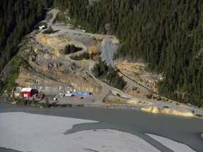 Site of the Tulsequah Chief mine on the Taku River.