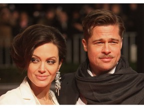 No longer seeing eye to eye with her husband, Angelina Jolie (seen here with Brad Pitt in Berlin in 2009) has filed for divorce and full custody of their six children. Sean Gallup/Getty Images