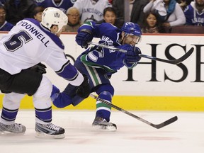Pavol Demitra played for the Canucks between 2008 and 2010.