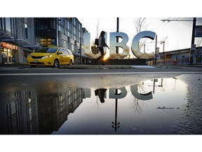 Students walk around the UBC campus in the evening. Demand for employees with post-secondary credentials in on the rise, says a Conference Board of Canada report.