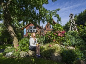 Sharon Darlington, treasurer of the Ocean Park Community Association, relaxes at her home in the seaside neighbourhood of Surrey, which has the highest level of self-reported excellent or very good mental health in Metro Vancouver.