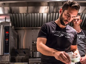 Mamie Taylor's executive chef Tobias Grignon.