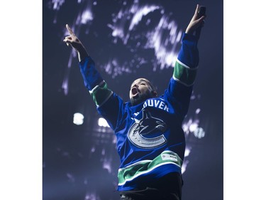 Photos: Drake kicks off first Vancouver show in Canucks jersey