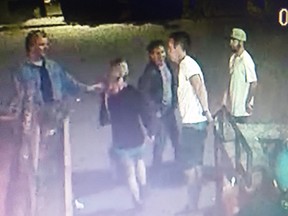 Whistler RCMP released several photos of a group of individuals they’d like to speak with about a reported sexual assault in a Whistler nightclub on Sept. 4. Anyone with information regarding the identity of the persons shown in the photographs, is asked to contact Cpl Diane Blain of the Whistler RCMP at 604-932-3044.